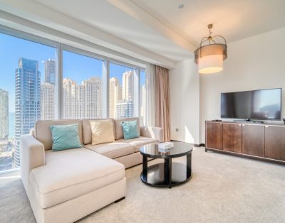 Декадентские двуспальные апартаменты в Address Residences Dubai Marina