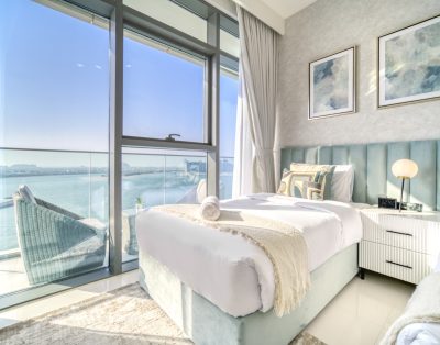 Счастливые двуспальные апартаменты в Beach Vista Tower 1 Emaar Beachfront