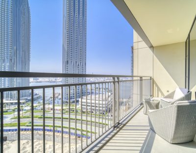 Спокойные односпальные апаратменты в Creek Rise Tower 2 Dubai Creek Harbour